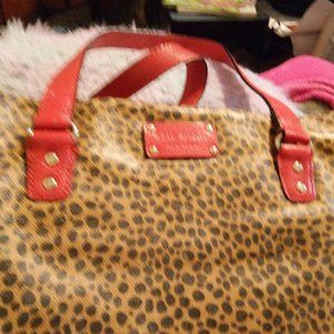 Leopard print Kate Spade medium Tote